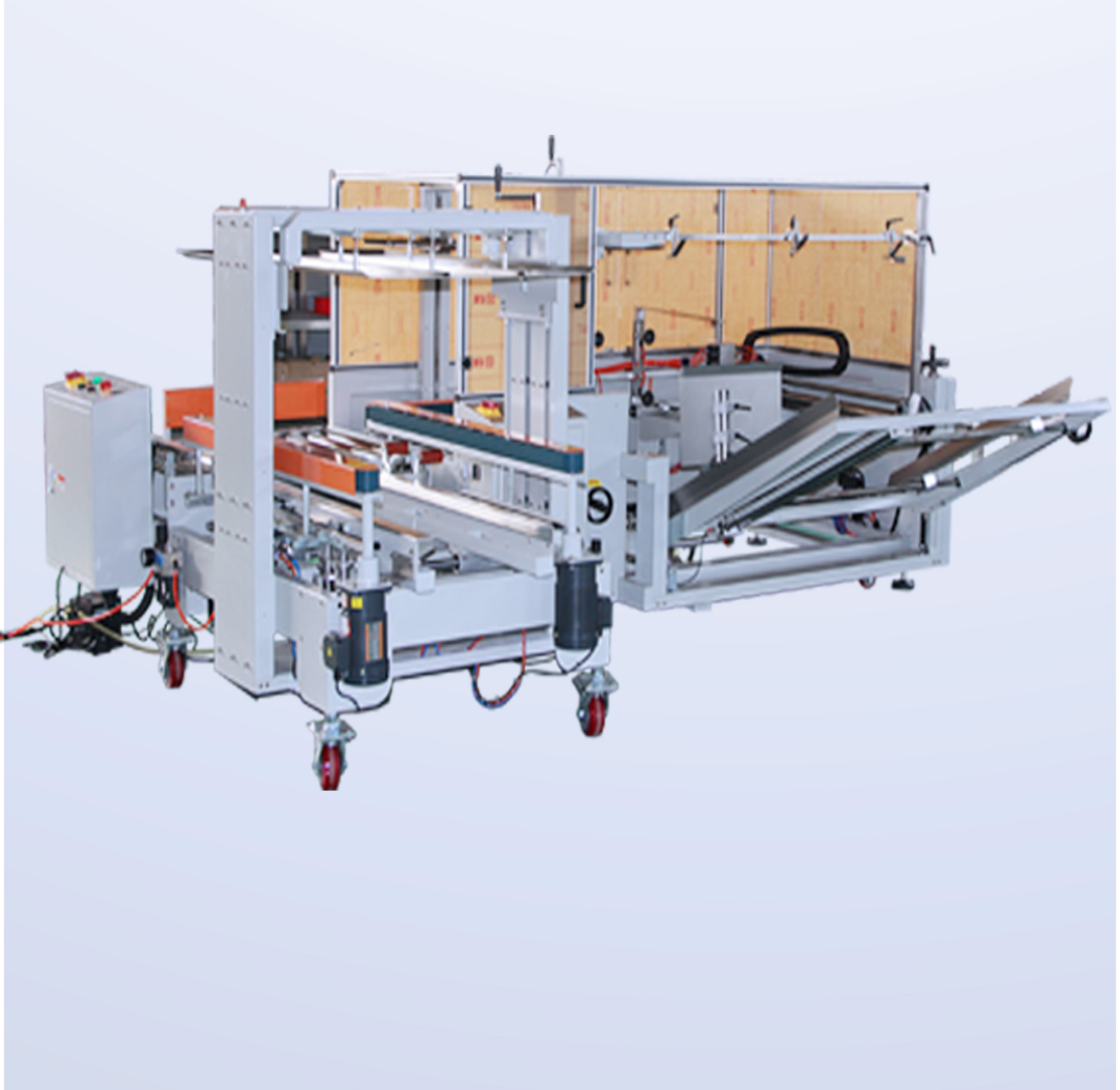 瑞德蘭廠家 開(kāi)箱封底一體機(jī) 小型紙箱成型流水線_包裝機(jī)械欄目_機(jī)電之